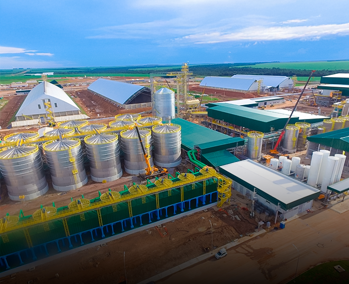 Bioenergia | Obra da FS Bioenergia executada pela Construcione em Primavera do Leste com precisão técnica e foco industrial.