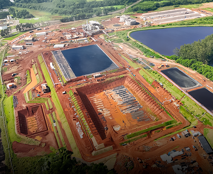 Raizen | Projeto Biogás COPI da Raízen em Piracicaba/SP, com infraestrutura completa, biodigestores, terraplenagem, fundações...